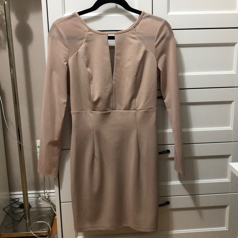 FOREVER 21 NUDE DRESS